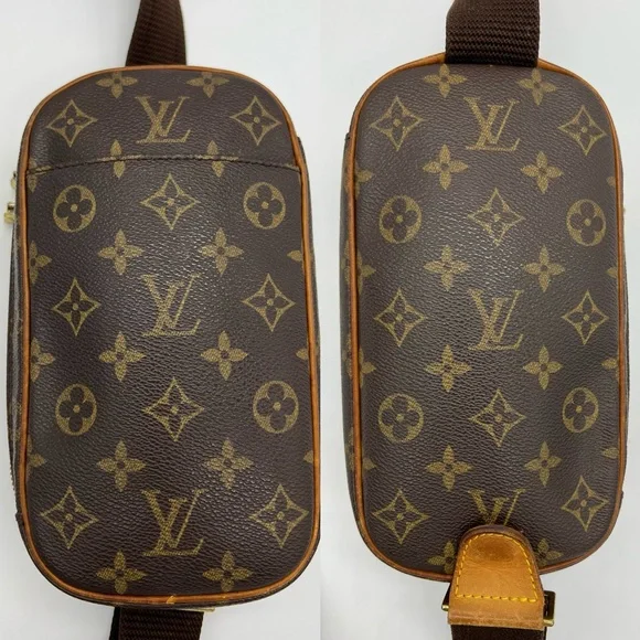 âSOLDâAuthentic Louis Vuitton monogram Gange belt bag - Picture 4 of 16